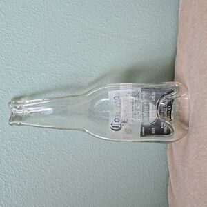 Corona Clear Glass Bottle Tray or Spoon Rest